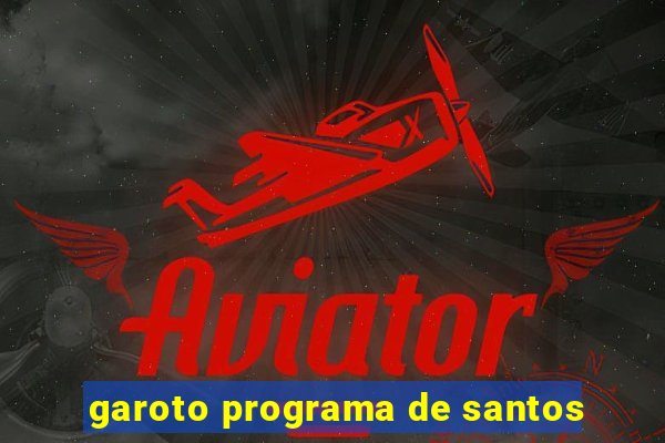 garoto programa de santos